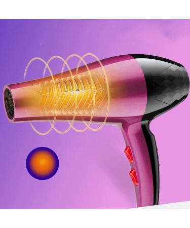 ADITAM Hair Dryer 1600W Professional Blow Dryer 2 Speed 3 Heat Settings and Cool Shot Buttoncolour:Rose Red Double The Comfort - Buy Online on GoSupps.com