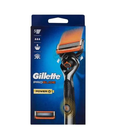 Gillette Fusion ProGlide Power Men's Bartschneider freehand rasier blades 1 handle and 1 razor blade with 1 blade refine the most difficult areas