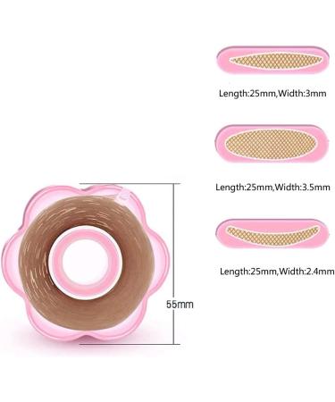 1800 Pcs Double Eyelid Stickers: 3 Shapes, Breathable & Invisible Tapes for Women - Skin-Colored Adhesive Lace Makeup Tools - Buy Online on GoSupps.com