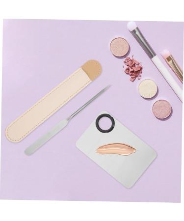 Buy K-Beauty Makeup Palette Set - Stainless Steel Mixing Tray & Spatula | 17.5x10CM | International Shipping Available - Buy Online on GoSupps.com
