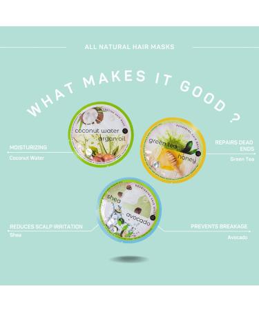 SpaLife Shea & Avocado Nourishing Hair Mask 10 Count - Deep Conditioning Treatment - Buy Online on GoSupps.com
