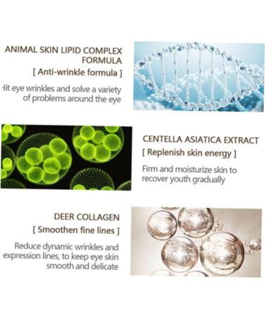  POPETPOP POPETPOP Set of 3 Eye Contour Creams with Alligator Extracts for Aging Wrinkle Reduction Puffiness and - Buy Online on GoSupps.com