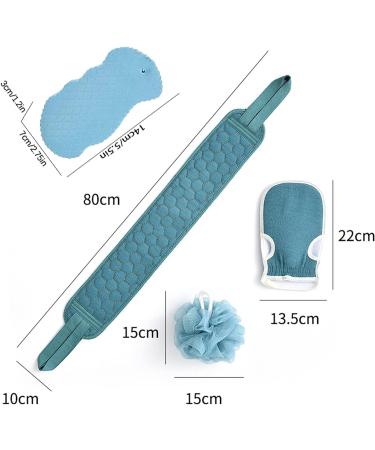 4 Pack Ultra Soft Exfoliating Bath Sponge Shower Bouquet Towel Gloves - Pink - Buy Online on GoSupps.com