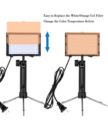 EMART 60 LED Continuous Portable Photography Lighting Kit - 2 Pack with Color Filters | Table Top Studio Light for Photo and Video Shooting - Buy Online on GoSupps.com