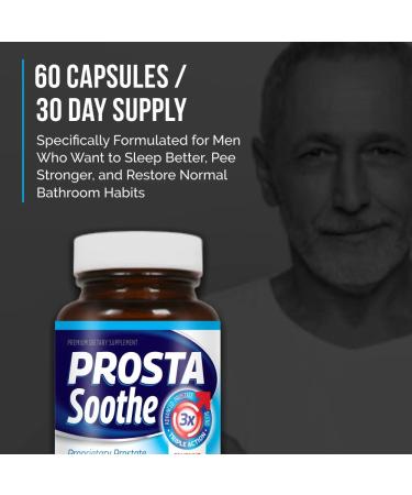 PROSTA SOOTHE Premium Dietary Supplement for Healthy Prostate Function - 1 Count - Buy Online on GoSupps.com