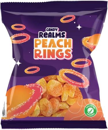 Candy Realms Mixed Sour & Sweet Jelly Flavours Sweets Selection - Fizzy Cola Bottles Jelly Blue Babies Peach Rings Cherry Cola Bottles Each190g (Pack Of 4) - Buy Online on GoSupps.com