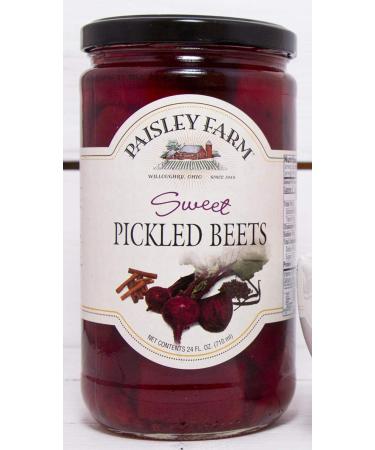 Paisley Farm Sweet Pickled Beets, 24oz (6 pack)
