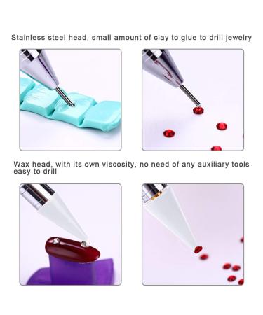 1500 Pieces Nail Art Rhinestones - 6 Sizes Glitter Stones with Tweezers & Picking Pen for Stunning Designs | International Shipping - Buy Online on GoSupps.com