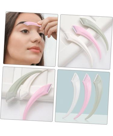 Buy Minkissy 6-Piece Meniscus Anti-Scratch Eyebrow Trimmer Set - Stainless Steel Face Razors for Women | Perfect Dermaplaning & Eyebrow Grooming | International Shipping Available - Buy Online on GoSupps.com