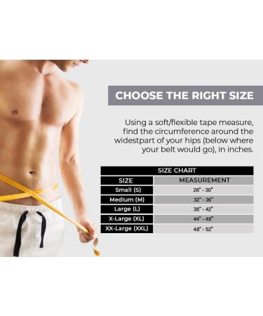 FLEXAMED Double Inguinal Hernia Groin Belt Black (M 32-36) - Medium Size - Buy Online on GoSupps.com