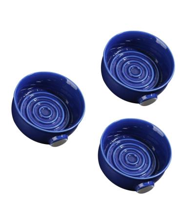 FRCOLOR 3 STK SPRAUSION FRIED RASION SCHALE CHALL For shaving brush Ancient Razor Razor Razor cup bowl razor bowl ceramic shaving cup of bowl