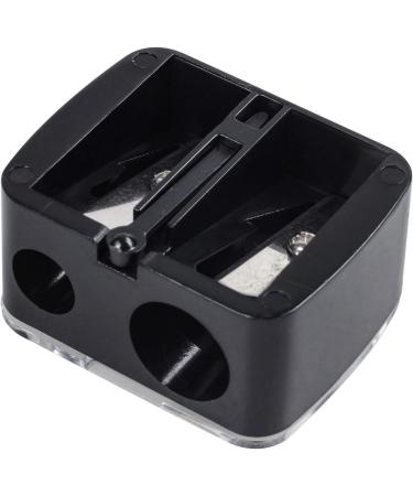 Jevina Precision Cosmetic Pencil Sharpener for Eyebrow & Eyeliner - 2 Holes - Black - Buy Online on GoSupps.com