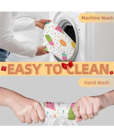 Beard Bib Apron for Men | Waterproof Hair Catcher & Grooming Cape - Watermelon Lemon Ice Cream Design - Buy Online on GoSupps.com