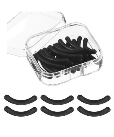 Eyelash Curler Pads 24 Pcs Silicone Eyelash Curler Replacement Pads Refill Pads with a Clear Storage Box for Universal Eyelash Curler
