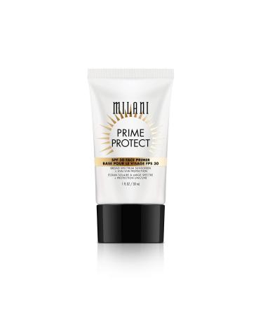 Milani Prime Protect SPF 30 Face Primer (1 Fl. Oz.) Vegan  Cruelty-Free Face Makeup Primer with Broad Spectrum Sunscreen + UVA/UVB Protection