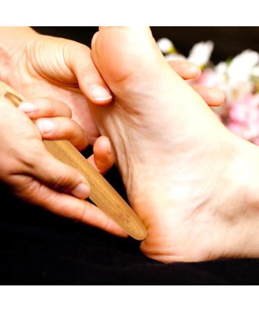 8-Piece Acupressure Wooden Massage Tool Set - Body Muscle Massager & Reflex Zone Scraper for Enhanced Relaxation - Buy Online on GoSupps.com