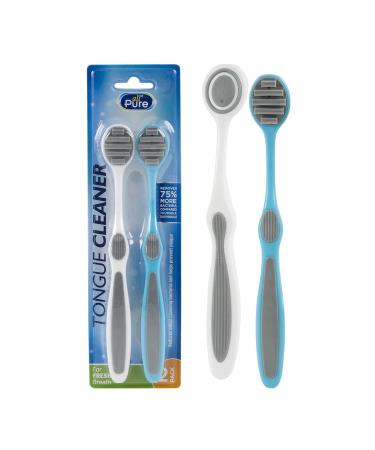 Disposable Tongue Brush for Adults & Kids | 8-Pack BPA-Free Tongue Scrapers | Oral Hygiene Tongue Cleaner Bundle with Pouch - Buy Online on GoSupps.com
