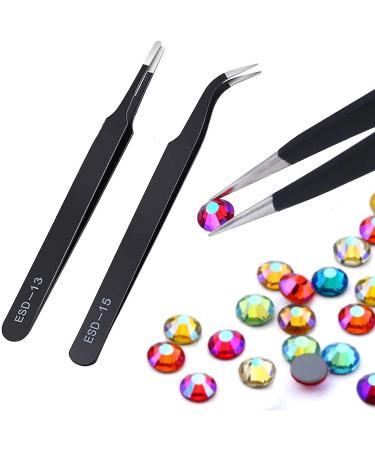 11 Pcs Silicone Resin Mold Tools Set for Art & Jewelry Making - Rose Red Anti-Static Electronics Tweezers Kit - Buy Online on GoSupps.com