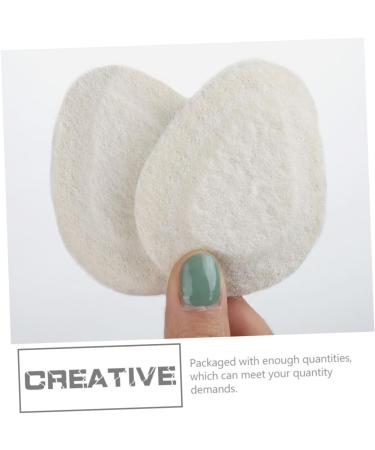 NOLITOY High Heel Pads - Forefoot Cushion & Metatarsal Shoe Inserts for Women | Felt Foot Pads for Comfort in High Heels - 7.2x6cm White - Buy Online on GoSupps.com