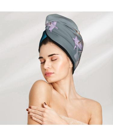 Super Absorbent Microfiber Hair Towel Wrap for Women - Quick Dry Coral Velvet Hair Cap | Ideal for Long Curly & Thick Hair - Buy Online on GoSupps.com