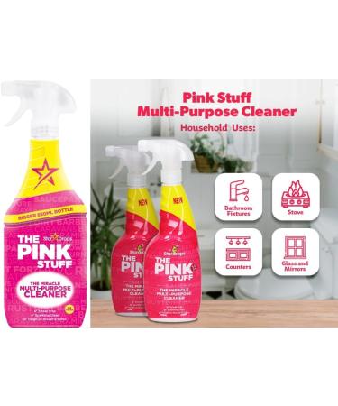 The Pink Stuff for Household cleaning bundle: Floor Cleaner Multipurpose spray Cream Cleaner Window & Glass spray Toilet Cleaner 5 pieces Set + for you: Organza Small Bag - Buy Online on GoSupps.com