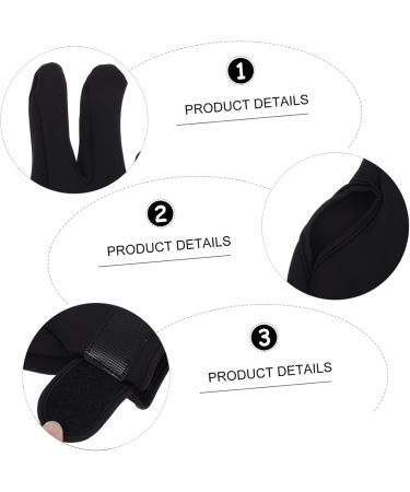 Beavorty 24 Pcs Anti-scalding Gloves Curling Wand Tea Party Hats Hair Curling Gloves Modeling Hair Curler - Buy Online on GoSupps.com