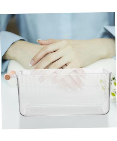 Beavorty Nail Art Accessory Nail Salon Supplies Soaking Container Nail Bowl soak Nail Art soak Bowl Manicure Bowl Nail Art Bowls Nail Bowls Pill Box Storage Box The pet Hand Manicure Tools 28x15.5cm Transparent - Buy Online on GoSupps.com