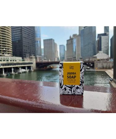 Buy Pure Organic Jojoba Soap Bar - 100% Natural Oil & Olive Oil for Healthy Skin - International Shipping - Buy Online on GoSupps.com