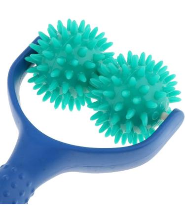 MagiDeal Y-Type Green Massage Roller with 2 Knobbed Balls - Relaxing Foot & Hand Massager for Self-Care | International Shipping Available - Buy Online on GoSupps.com