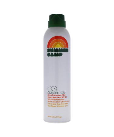 Enviro Uv Sheer Sunscreen Mist SPF 30 by Summer Camp for Unisex - 6 oz Sunscreen