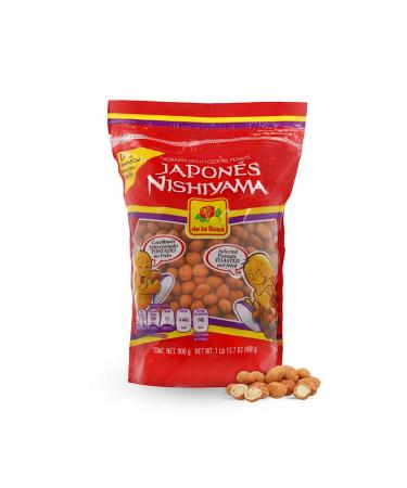 De la Rosa Japanese Nishiyama Cocktail Peanuts (900 gms Bag) 1.98 Pound (Pack of 1)