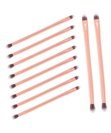 Healeved 96 Pcs Makeup Brush Eye Shadow Brush Face Makeup Brush Eyeshadow Applicator Lash Tool Golden Metal