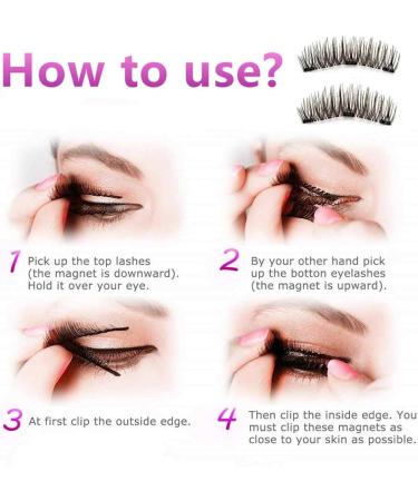 Magnetic Eyeliner and Lashes Kit 2019 New Invention (1 Pair) - Buy Online on GoSupps.com