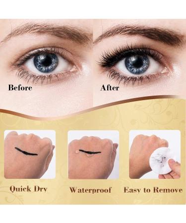 6 Pairs Magnetic Eyelash & Eyeliner Kit - Reusable Faux Lashes with Easy Application & Rose Golden Box - Buy Online on GoSupps.com