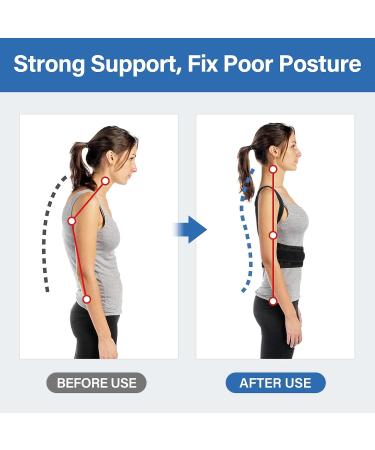 HFXBearArmor Posture Corrector- Adjustable Back Brace for Men and Women XL - Lumbar Support for Neck, Back, Shoulder Pain Relief - Buy Online on GoSupps.com