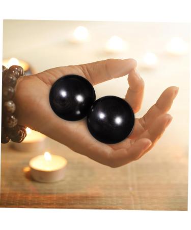 Buy Tovinanna 2-Piece Wooden Massage Balls - Handheld Chinese Stress Relief Handballs - Buy Online on GoSupps.com
