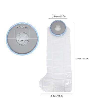 Waterproof Shower Foot Protection - Reusable Plaster Cover for Adults | Leg Cast Shower Guard - Buy Online on GoSupps.com