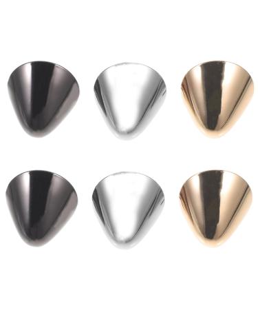 GALPADA Metal Shoes Pointed Protector: 3 Pairs High Heels Toe Caps - Durable Shoes Tips Cap for High Heels Cowboy Boot Repair Decoration
