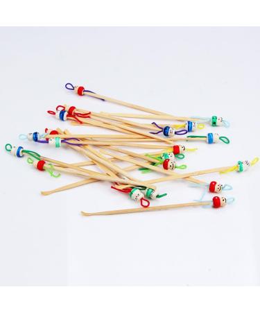 SUPVOX Ear Picks Bamboo Ear Cleaner with Tool Doll Design 10pcs (Random Color) - Buy Online on GoSupps.com