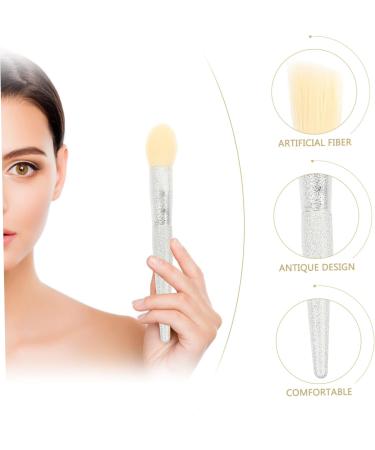 Ipetboom 4 sets Blushes Female Blending Eyeshadow of Eye Brush Shadow Tools Loose Highlight Women 19X2.5cmx4pcs Whitex4pcs - Buy Online on GoSupps.com