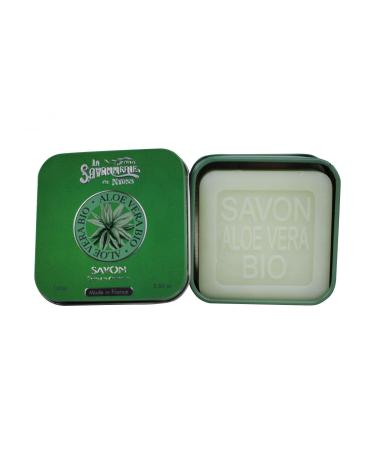 mitienda mit Liebe gemacht Natural Soap from France Aloe Vera 100 g Natural Soap with Natural Ingredients