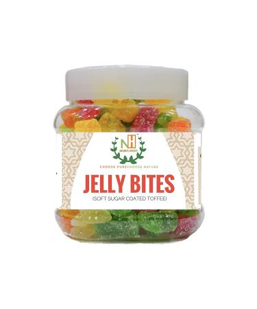 NATURE'S HARVEST: Jelly Bites - Sugar Coated Jelly Candy jar - (400g)_Packing May Vary