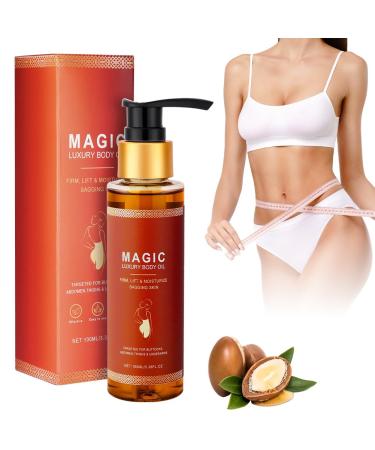 AOOWU Magic Body Oil 100ml Magic Body Oil Firming Body Oil Moisturizing Oil for Body Care Intensely Moisturizes & Reduces Fine Wrinkles For All