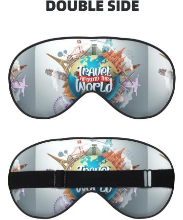 Adjustable Double-Sided Travel Sleep Mask | Soft Eye Covers for Perfect Shading & Reduced Eye Edema - Shop Worldwide - Buy Online on GoSupps.com