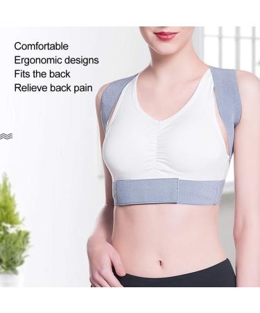 ZJchao Adjustable Posture Corrector Back Brace & Shoulder Support Belt - Relief for Shoulder & Waist Pain Improve Posture Unisex (M) - International Shipping Available - Buy Online on GoSupps.com