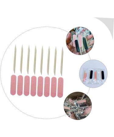 minkissy 100 Sets Manicure Tools Set Pedicure Tools Nail Care Set Nail Tools Nail File Emery Boards Rough Manicure Stick Nail Salon Supply Nail Wooden Picks Handheld Nail File Buffer Smooth - Buy Online on GoSupps.com