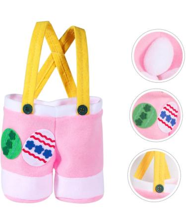 Alipis Trousers for Age Themed Kids Party Lovely Portable Style Candy Bag Suspender on Cartoon Storage 18X15X7CM Pink - Buy Online on GoSupps.com