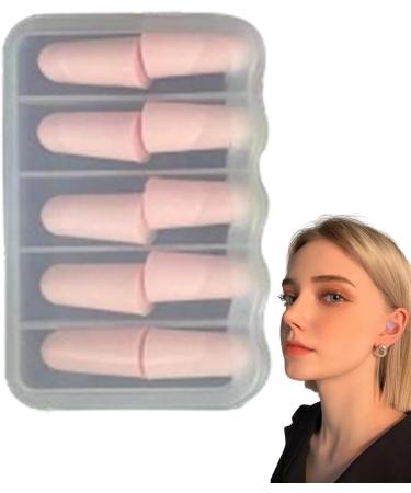 5 Pairs Noise Cancelling Earplugs - Sound Blocking Ear Plugs for Sleep Snoring Work - Pink Hearing Protection - Buy Online on GoSupps.com