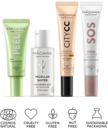 M DARA Organic Skincare | The Icons Gift Set #MEDIUM The Ultimate Discovery Kit M dara Travel-Ready Bestsellers Made with Unique Nordic Ingredients - Buy Online on GoSupps.com