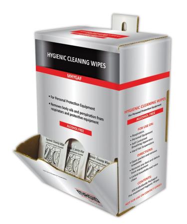 MAGID MMHYGAF Hygienic Wipes | Alcohol-Free Hygienic Wipes - for Use with Respirators  Removes Body Oils & Perspiration (Dispenser of 100 Wipes) 1 Dispenser (100 Wipes) - Buy Online on GoSupps.com